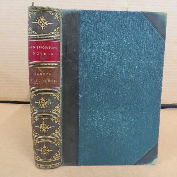 William Harrison Ainsworth Mervyn Clitheroe Printed London 1850s Antique Novel - Picture 1 of 16